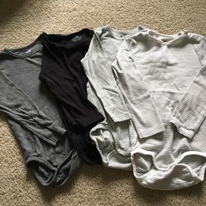 H&M organic cotton long sleeve onesie